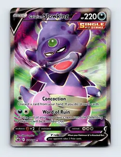 NM Galarian Slowking V 178/198 Chilling Reign Ultra Rare Pokemon Card - Image 1