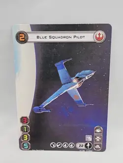 X-Wing Blue Squadron Pilot Alt Art Promo Card - Image 2