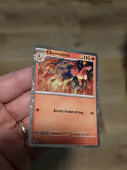 Charmeleon 079 SWIRL🌀Chaos Rising Black Star Promo Cosmos Holo Pokemon Card NM - Image 2