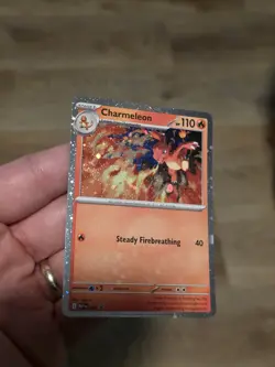 Charmeleon 079 SWIRL🌀Chaos Rising Black Star Promo Cosmos Holo Pokemon Card NM - Image 3