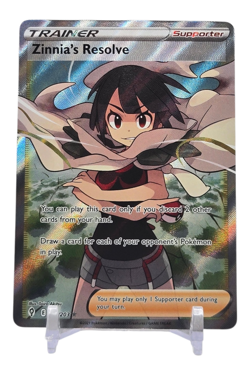 Zinnia's Resolve 203/203 Evolving Skies Full Art Ultra Rare Pokemon Card NM - Image 1
