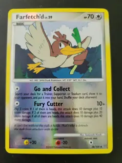 Pokemon Card 2008 Stormfront - Farfetch'd 38/100 Reverse Holo - Image 1