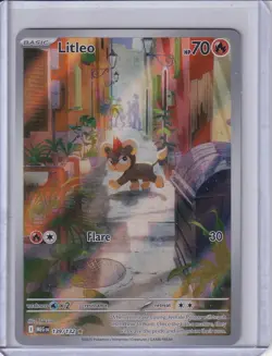 Litleo 139/132 Illustration Rare Pokemon Card Mega Evolutions - English TCG - Image 1