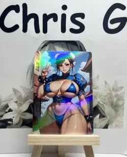 Goddess Story - Street Fighter Chun Li Double Sided Holo Waifu Trading Card - Image 2