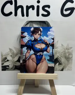 Goddess Story - Street Fighter Chun Li Double Sided Holo Waifu Trading Card - Image 3