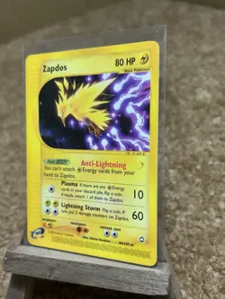 Pokemon Zapdos 44/147 Non Holo Base Card Rare EX Aquapolis 2002 Near Mint - Image 2