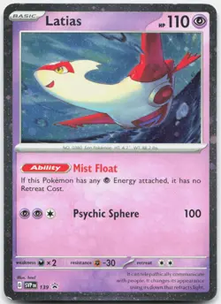 Latias - (Cosmo Holo) Promo SV: Scarlet & Violet Promo Cards 139 LP - Image 1