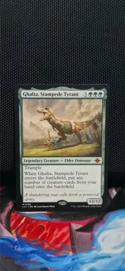 Magic The Gathering Lost Caverns of Ixalan Ghalta, Stampede Tyrant - Image 1