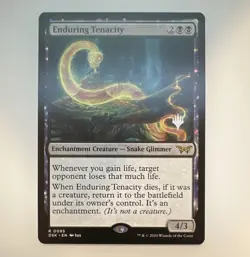 Wizards of the Coast Enduring Tenacity DSK 0095 Rare Black Reg Eng - Image 1