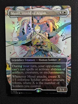 MTG - Secret Lair : Encyclopedia Countdown Kit - Myrel Shield of Argive Foil NM - Image 1
