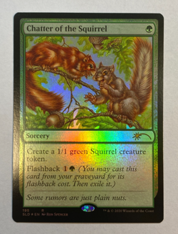 MTG - Secret Lair: Hope You Like Squirrels - Chatter of the Squirrel - FOIL - NM - Image 1