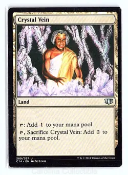 Crystal Vein Lightly Played - Commander 2014 289 Magic: The Gathering - Image 1