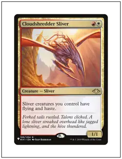 Cloudshredder Sliver, The List, Magic the Gathering, MTG NM - Image 1