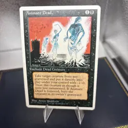 MTG - Animate Dead 1995 4th. Edition - Image 1