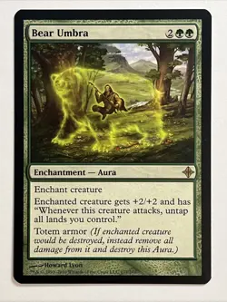 MTG Magic: Rise of the Eldrazi: Bear Umbra #177/248 Rare - LP - Image 1