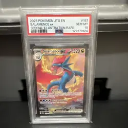 TCG Salamence EX Journey Together Special Illustration Rare Psa 10 - Image 1