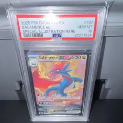 TCG Salamence EX Journey Together Special Illustration Rare Psa 10 - Image 3