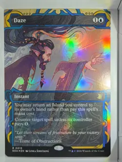 Daze (FOIL) - R15 - MTG - Secrets of Strixhaven: Mystical Archives (SOA) - Image 1