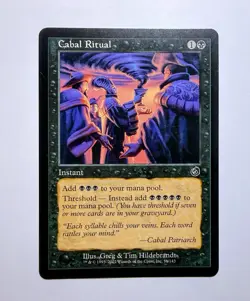 Cabal Ritual 51/143 - Torment Magic The Gathering Common Lightly Played Non-Foil - Image 1