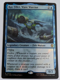 Ray Fillet, Wave Warrior - (Surge Foil) Teenage Mutant Ninja Turtles - Mtg - Image 1