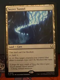 Secret Tunnel 278 Rare Avatar: The Last Airbender Magic: The Gathering Near Mint - Image 1