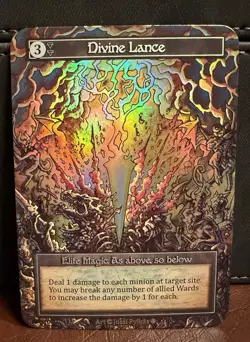 Sorcery Contested Realm GOTHIC FOIL Divine Lance - Image 1
