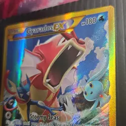 The Pokemon Company Gyarados EX Secret Rare Full Art Holo 123/122 Eng - Image 4