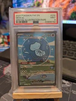 Pokemon TCG Bubble Mew EX 232/091 Special Illustration Rare Paldean Fates PSA 9 - Image 1