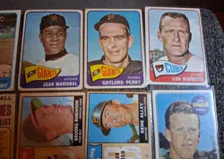 1960’s and 70’s Topps Baseball Card Lot 24 cards POOR condition - Image 2