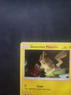 Detective Pikachu 10/18 2019 Holo Rare Pokemon Card TCG - Image 5