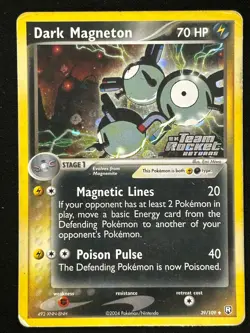 Dark Magneton Reverse Holo STAMP - Pokemon EX Team Rocket Returns 39/109 - Image 1