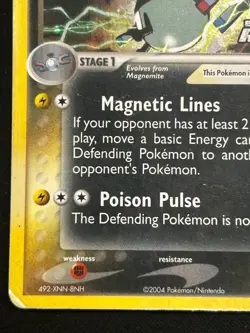 Dark Magneton Reverse Holo STAMP - Pokemon EX Team Rocket Returns 39/109 - Image 5