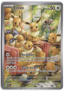 Eevee #188/167 Illustration Rare Twilight Masquerade 2024 NM - Image 1