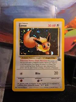 Eevee 11/53 (LP) Promo Holo - WoTC Promo Pokemon Banana Bend - Image 1