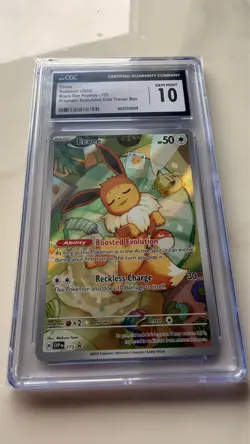 2025 Pokemon Scarlet & Violet Promo Prismatic Evolutions Eevee #173 CGC 10 Mint - Image 5