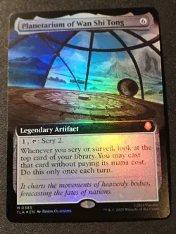 Planetarium Of Wan Shi Tong - Foil - Extended Art - TLA - MTG - EN - NM - 0385 - Image 1