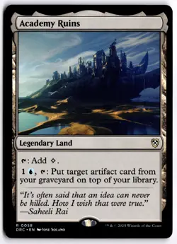 Academy Ruins NM DRC Commander: Aetherdrift MTG - Image 1