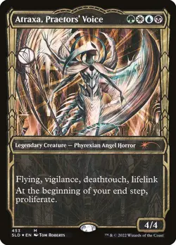 MTG ATRAXA, PRAETORS' VOICE 453 FOIL EXC - VOCE DEI PRETORI SECRET LAIR - SLD - Image 1