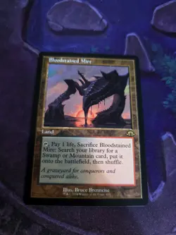 MTG Bloodstained Mire rare Modern horizons 3 Retro Frame NM - Image 2