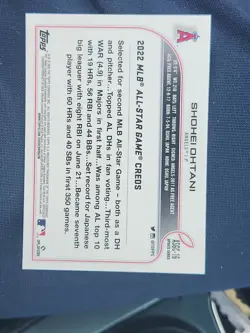 2022 Topps Chrome Update Series - 2022 All-Star Game Shohei Ohtani #ASGC-16 - Image 4