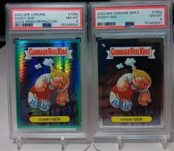 🔥2022 Topps GPK Chrome Series 5 #199b Gassy Gus + Aqua Prism Refractor 173/199 - Image 1