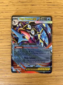 Pokemon TCG - Mega Greninja Ex 081 Black Star Promo and Jumbo Card Bundle - Image 4