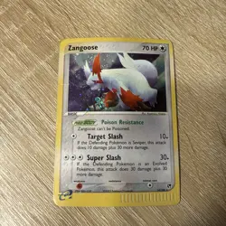 Zangoose 14/100 Sandstorm Holo Rare LP - Image 1