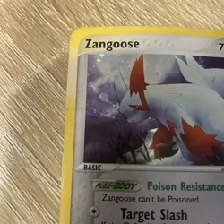Zangoose 14/100 Sandstorm Holo Rare LP - Image 2