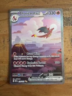 Pokemon TCG Charizard EX 199/165 Scarlet Violet 151 NM/Mint Condition - Image 1