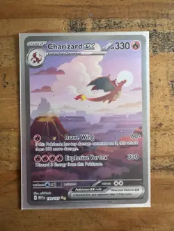 Pokemon TCG Charizard EX 199/165 Scarlet Violet 151 NM/Mint Condition - Image 3