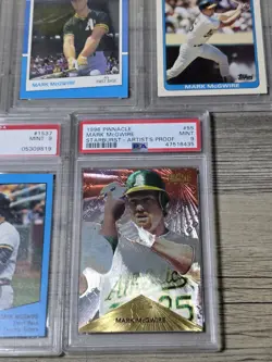 1990s Mark Mcgwire All Graded PSA Rare Lot Of 5 Cards - Image 5