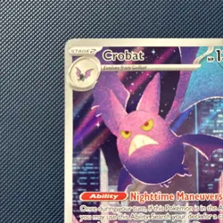 Pokemon TCG Mega Evolution Chaos Rising 093/086 Crobat Illustration Rare 1 - Image 2