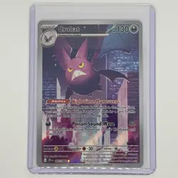 Pokemon TCG Crobat 093/086 Chaos Rising Illustration Rare NM - Image 1