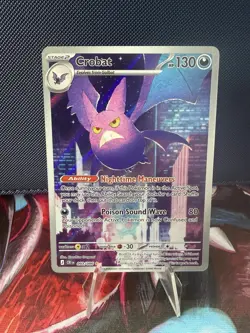 Pokemon TCG Crobat 093/086, Chaos Rising Illustration Rare Nm - Image 1